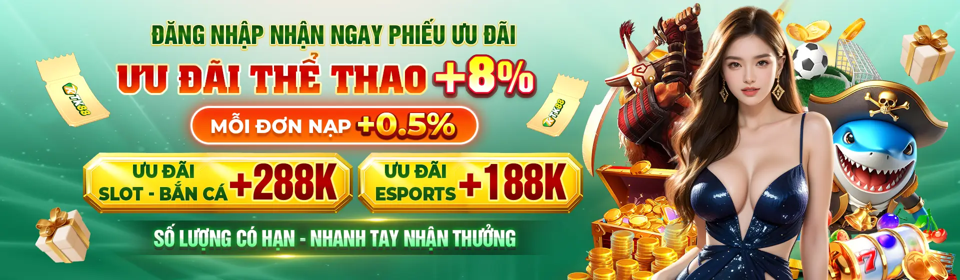 Đăng nhập nhận ngay phiếu ưu đãi