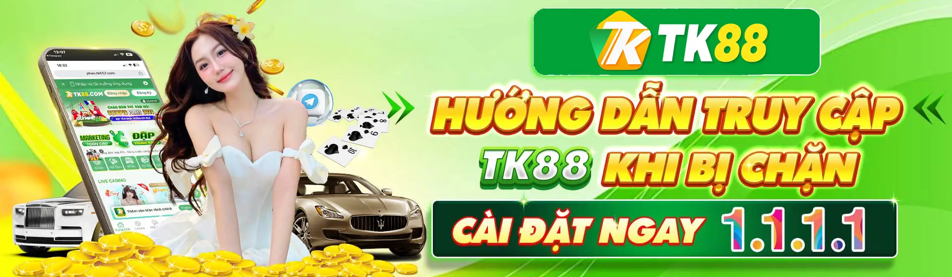 Hướng dẫn truy cập TK88 khi bị chặn