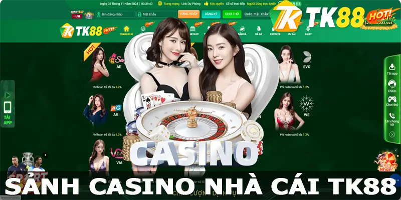 Casino Tại TK88 - Điểm Đến Lý Tưởng Nhất Dành Riêng Cho Bạn