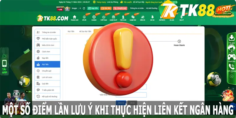 Một số điểm cần lưu ý trong lúc thực hiện