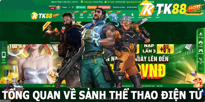 Thông tin về Esports tại TK88